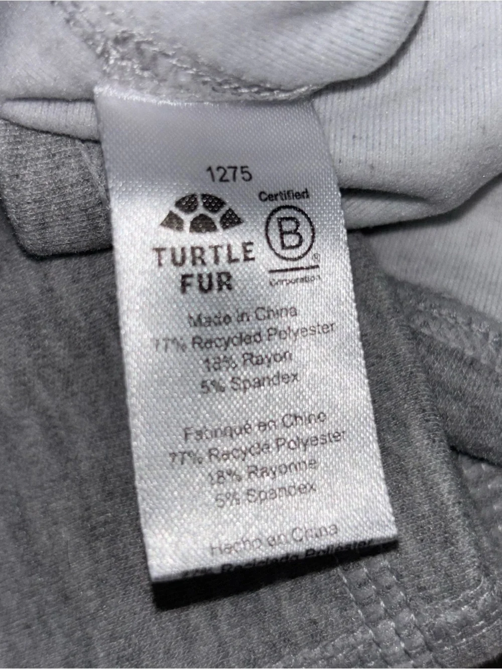 Turtle Fur Comfort Lux Quantum Balaclava Breathable Gray  New with Tag Adult One